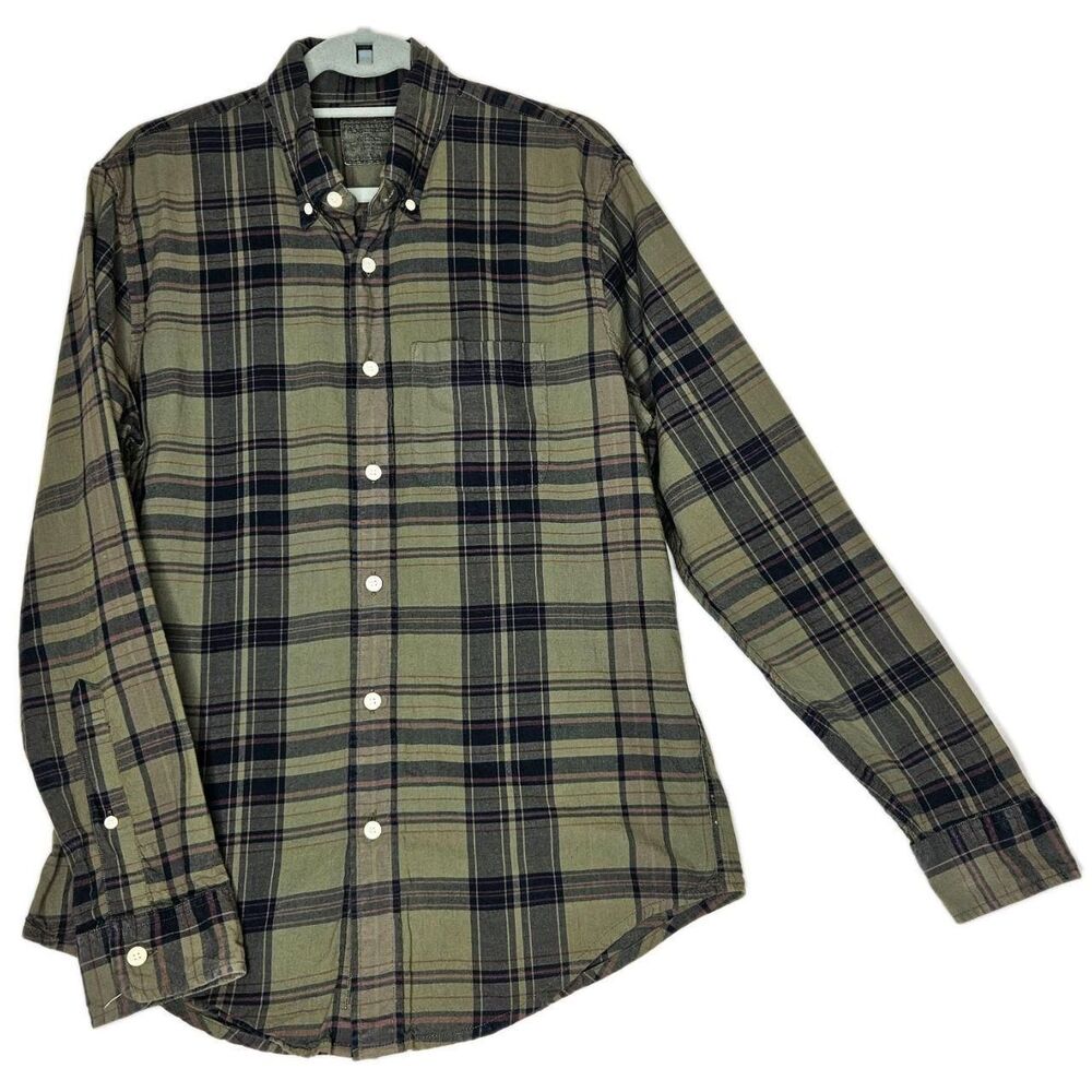 Abercrombie-fitch Women's Green and Brown Shirt, Size Large - Picture 3 of 5